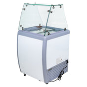 Omcan 44590 (FR-CN-0160-S) Ice Cream Dipping/Display Case 26"W 120 Liter Capacity