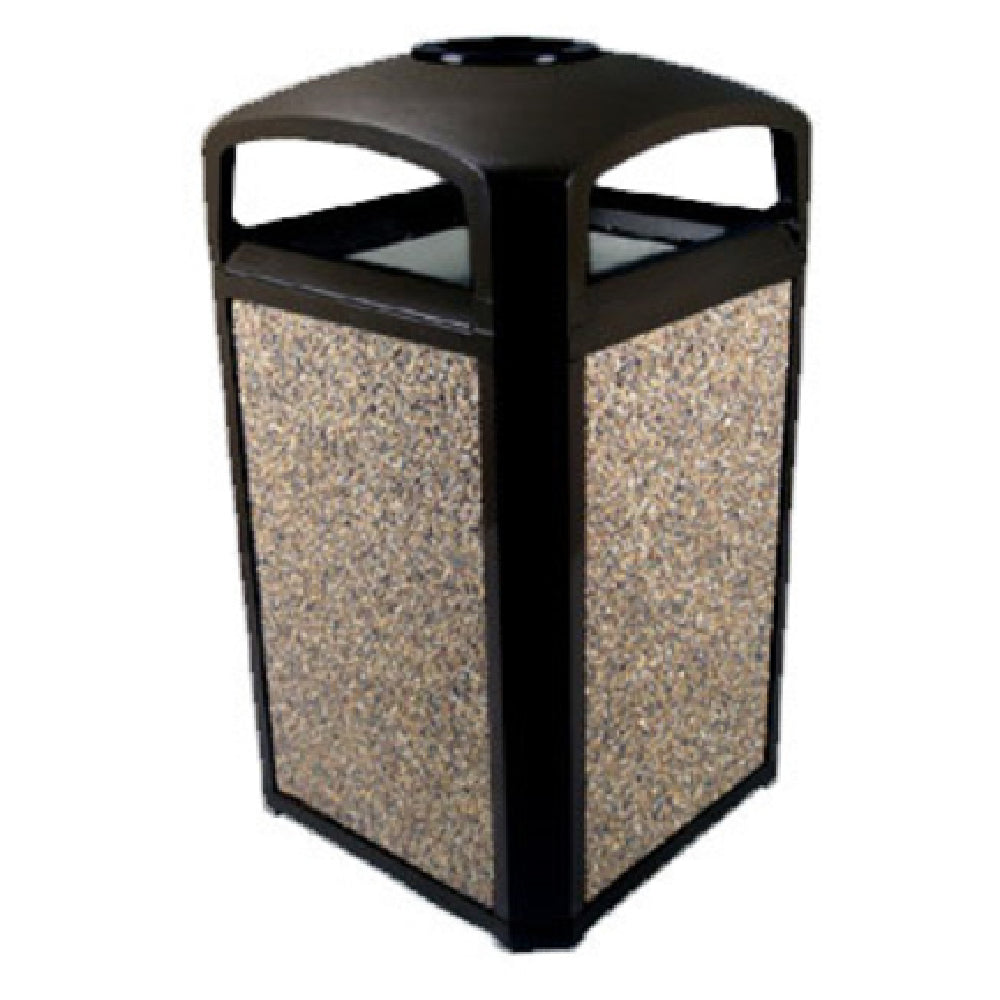 Rubbermaid FG397501BLA Landmark Series® Classic Container 50 Gallon 26" Square X 46-1/2"H