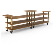 Steelite MGCMLB17BBXW Mogogo Buffet Solutions Modular Elongated Classic Station