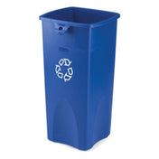 Rubbermaid FG356973BLUE Untouchable® Recycling Container 23 Gallon Square