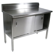 John Boos EBSS4R5-2436 Work Table Cabinet Base With Sliding Doors 36"W X 24"D