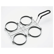Hubert 34392 - Egg Cooking Ring, (4) 3-7/8" Dia. Egg Capacity, 10" X 10" X 1/2"H Platform