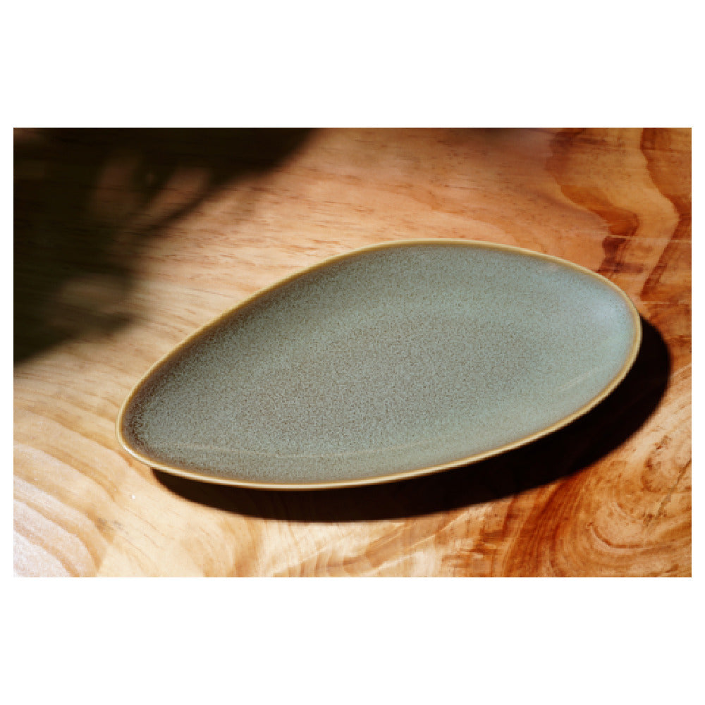 Tableware Solutions USA TS-R022-02 Plate/ Platter Pebble 32.6 X 17 Cm/ 12.8 X 6.6"