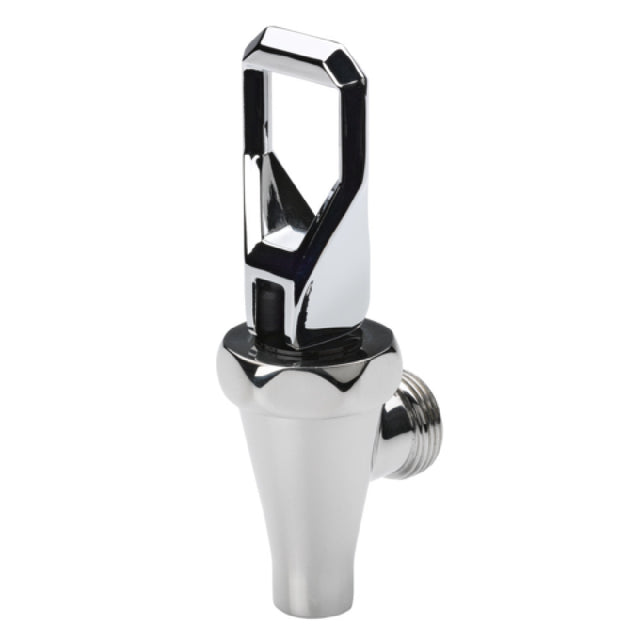 Service Ideas 040302 Jewel Elite Beverage Dispenser Spigot 1-1/32" 14 UNC Polished Finish