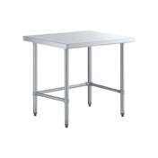 Sapphire Manufacturing SMTEO-1848G Worktable 48"W X 18"D X 35"H 18/430 Stainless Steel