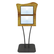 Hubert 67791 - Menu Board, 2-pocket, Floor Stand