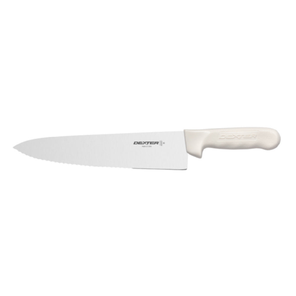 Dexter S145-10SC-PCP - Sani-Safe® (12453) Chef's/Cook's Knife, 10", Scalloped Edge