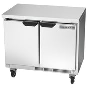Beverage Air WTR34HC-FLT Worktop Refrigerator Two-section 34"W