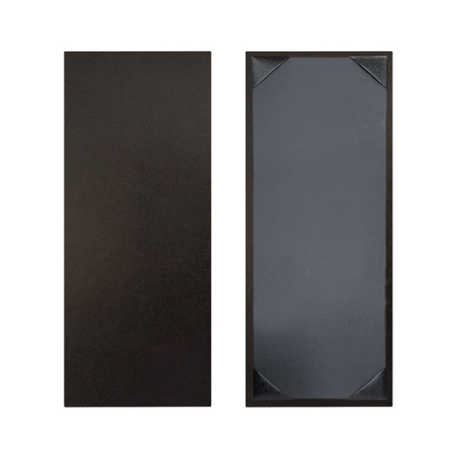 Risch TAM-1V 4.25X11 Tamarac Padded Light-grain Faux-leather Menu Cover (specify Color)