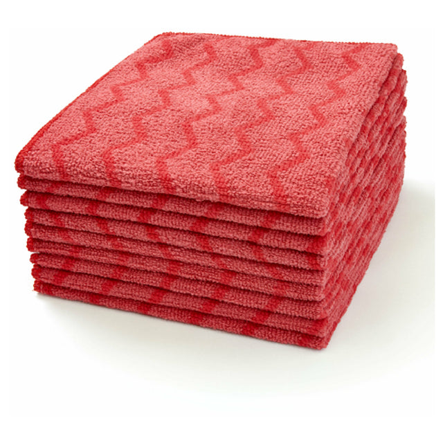 Rubbermaid FGQ62000RD00 Hygen™ General Purpose Cloth 16" X 16" Microfiber
