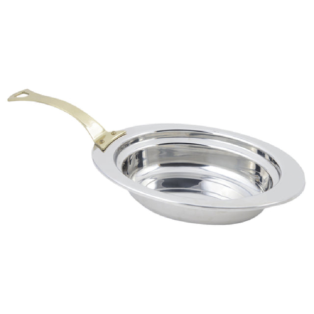 Bon Chef 5204HL Food Pan Full Oval 2 Qt. (64 Oz.) Capacity