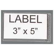 Quantum AL-35 Adhesive Label Holder 5" X 3" Includes Inserts