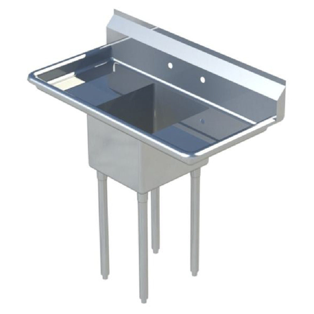 Sapphire Manufacturing SMS-1818D Sink 1-compartment 54"W X 23-1/2"D X 44-1/4"H Overall Size