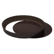 JB Prince M256 9.5NS Tart Mold 9-1/2" Dia. Removable Bottom