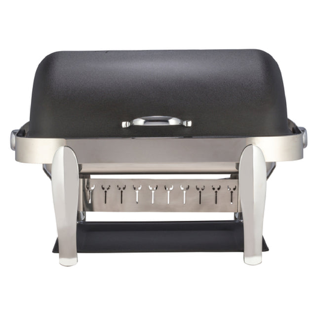Bon Chef 10040CH-NERO Manhattan Chafer Rectangular 2 Gallon