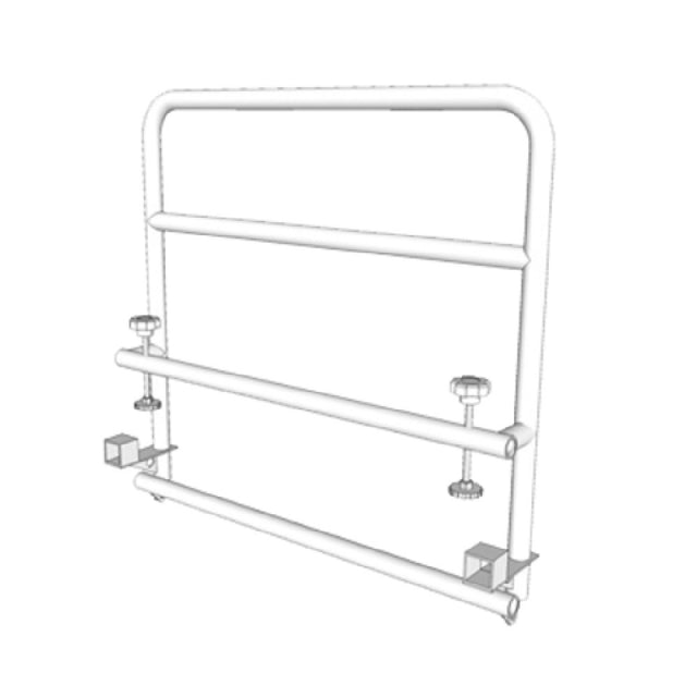 Forbes Industries 4170-3 Guard Rail 3'L X 28"H Round Steel Tube