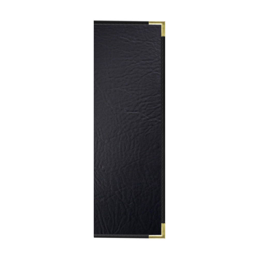 Risch SEV-2V 4.25X14 Seville Hardback Antibacterial/antimicrobial Faux-leather Menu Cover (specify Color)