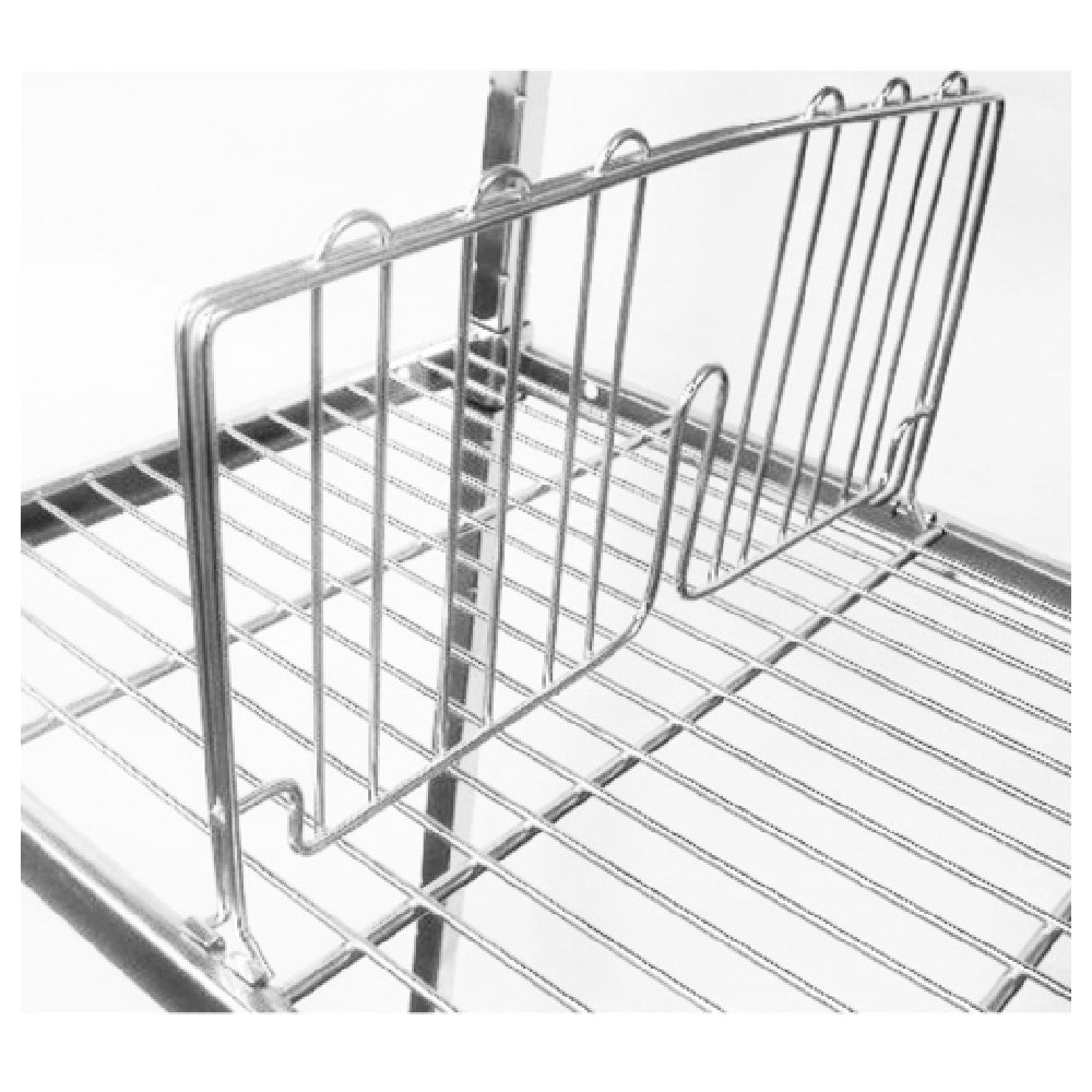 SPG SDU18E - ISS Shelf Divider, 18"W X 8"H, Grey Bond® Finish