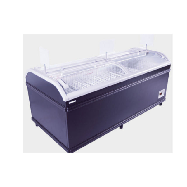 AHT Cooling Systems USA 434298 MANHATTAN XL 210 RAL9005 BLACK AHT Manhattan Multi-Temp Merchandiser