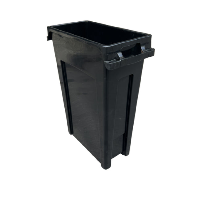 Quantum CTH-23_BLACK - Crusader Thin Container, 23 Gallon, 22"D X 11"W X 30"H