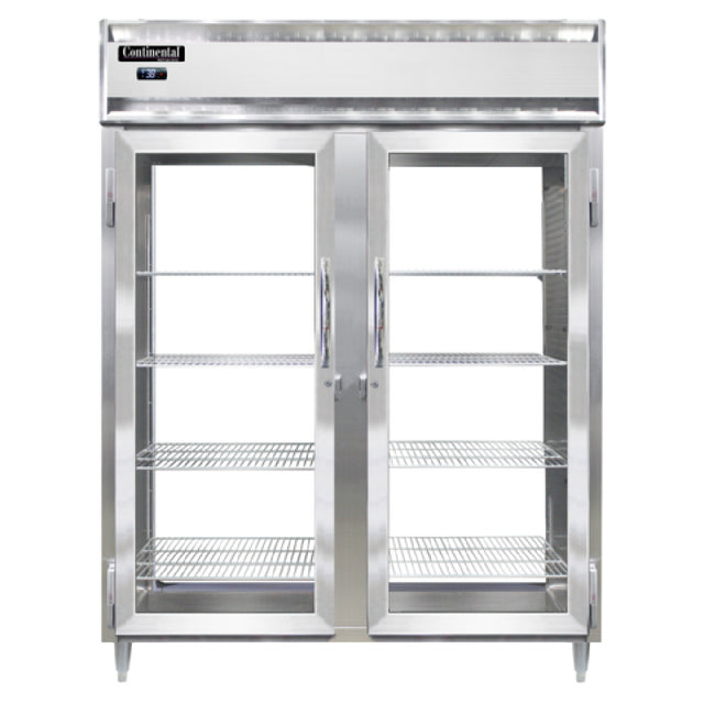 Continental Refrigerator D2RENSAPT-GD-GD Designer Line Wide Refrigerator 52 Cu. Ft. Capacity