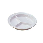 Yanco NS-701W Nessico Compartment Plate 8-3/4" Dia. 3-compartments