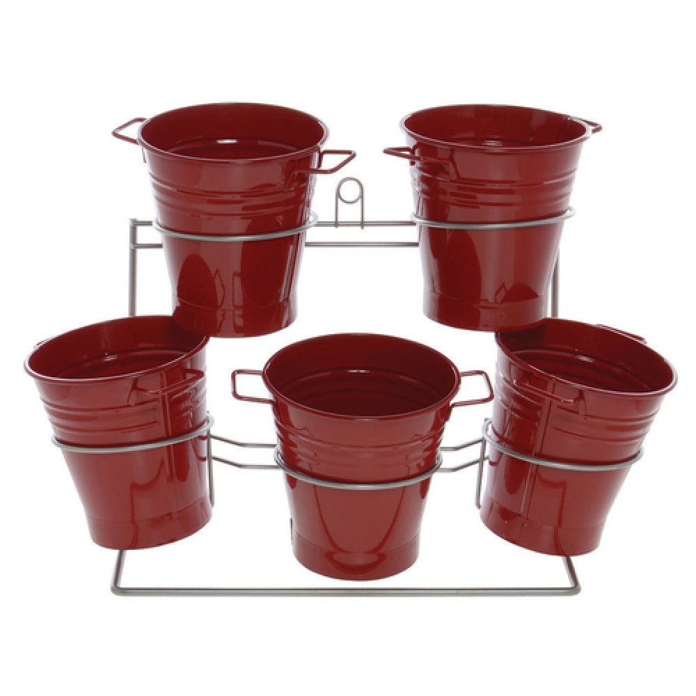 Hubert 99242 - Countertop Display, 5-tubs, 2-tier