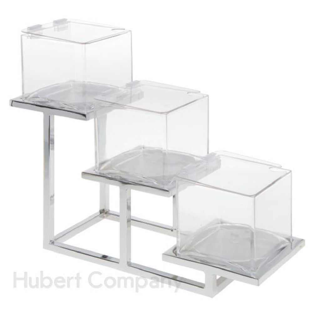 Hubert 59755 - Cerve Collection Holder, 3-tier, 6"W X 17-5/16"D X 9-11/16"H