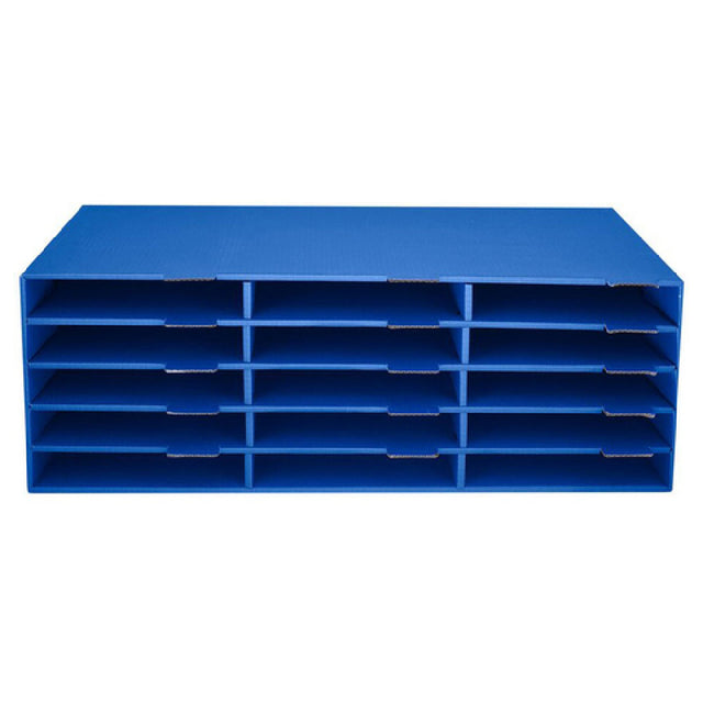 Alpine Industries ADI501-15-CP-BLU Construction Paper Storage Organizer 15 Compartment