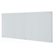 Aarco 3WGBM4896 ClearVision™ Magnetic Glass Markerboard 96"W X 48"H 1/8"(3mm) Low Iron