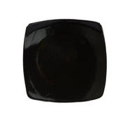 CAC China R-FS6-BLK Clinton Plate 6-7/8"L X 6-7/8"W X 1/2"H Square