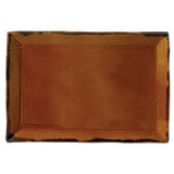 Arc Cardinal HB002 Dudson Harvest Brown Rectangle Tray (L:13.25'' X W:9.0'') Vitrified Ceramic