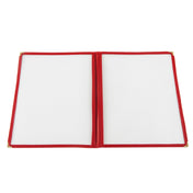 CAC China MCP2-911RD Menu Cover 2-pocket 8-1/2" X 11"
