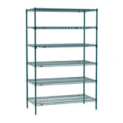 Metro SEZ-244874K3-S-42 Super Erecta® Starter Shelving Unit 48"W X 24"D X 74"H