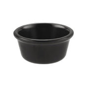 CAC China MRKF-6-BLK Ramekin 6 Oz. 3-7/8" Dia. Round