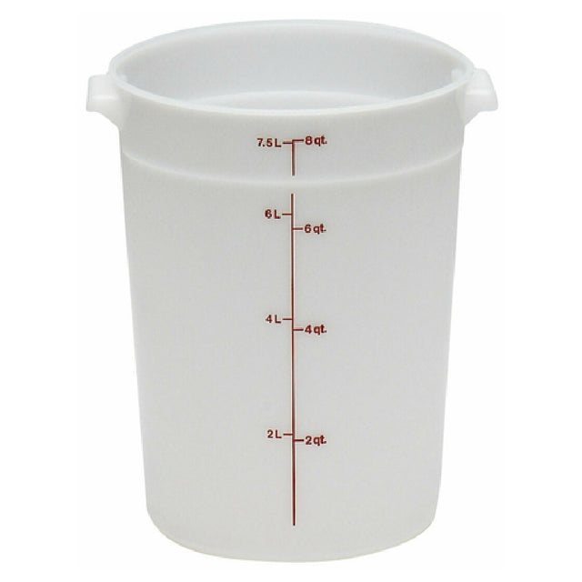 Cambro RFS8148 Storage Container Round 8 Qt.