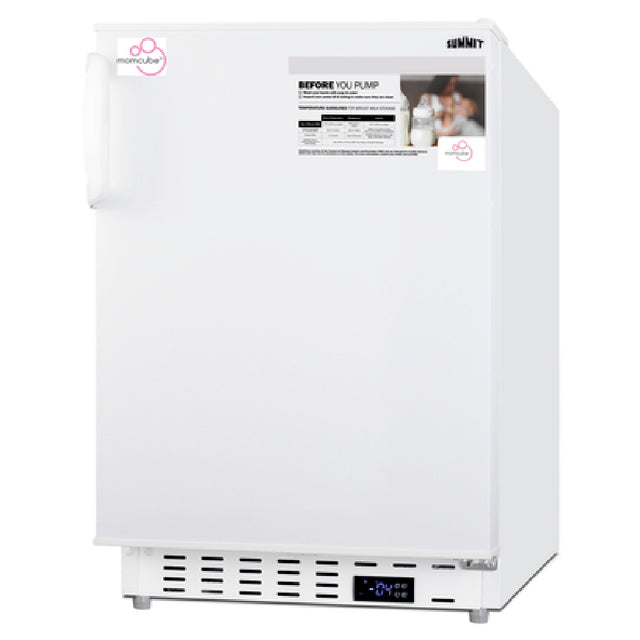 Summit ALFZ36MC MOMCUBE™ ­Undercounter Breast Milk All-Freezer Reach-in One-section