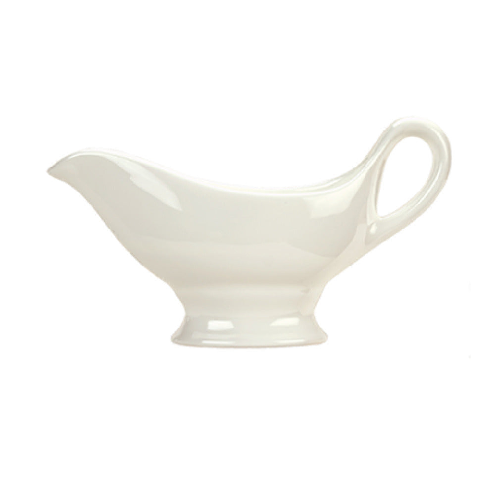 Libbey 911190050 (Formerly Syracuse China) Sauce Boat 3 Oz. 6-1/8"L X 2"W X 3-3/8"H