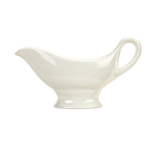 Libbey 911190050 (Formerly Syracuse China) Sauce Boat 3 Oz. 6-1/8"L X 2"W X 3-3/8"H