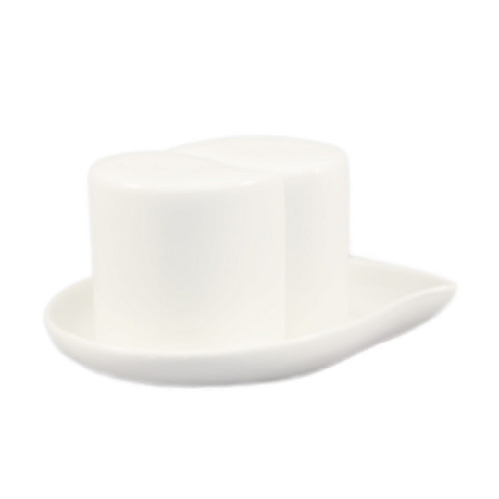 CAC China PSP-3 Goldbook Salt And Pepper Shaker Set 3-piece Includes: (1) 2-3/4"L X 1-3/4"W X 2-3/4"H Salt Shaker