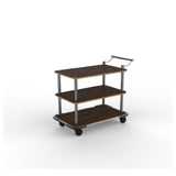 Steelite MGCRNX12WSXX Service Cart 42-1/2"L X 24"W X 36-1/2"H Mixed Materials