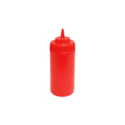 Buccaneer Container Corp 5012016030 (Buccaneer) Squeeze Bottles 16 Oz. Red