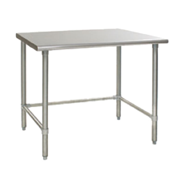 Eagle T36144STEB Deluxe Series Work Table 144"W X 36"D 16/300 Series Stainless Steel Top