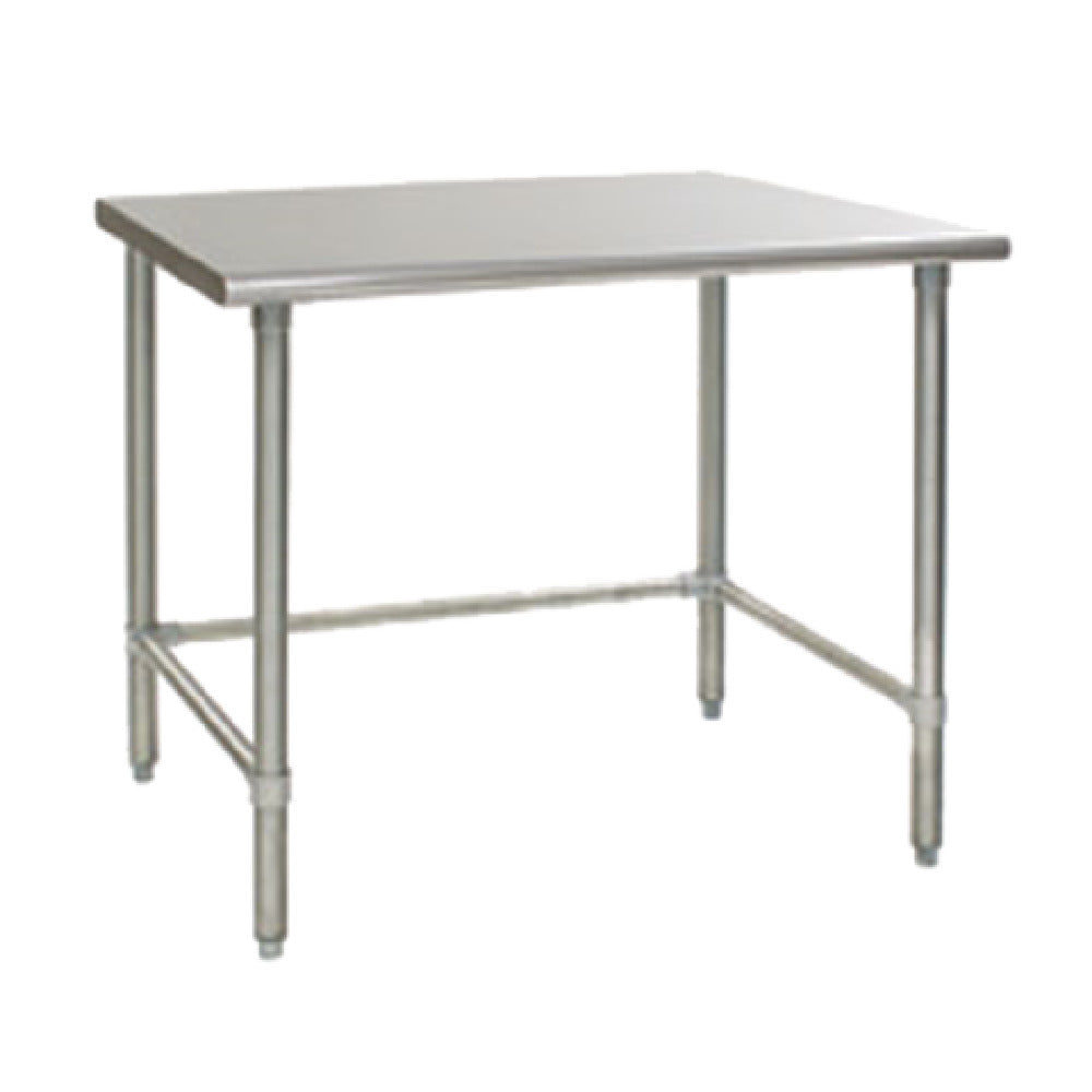 Eagle T2460STEB Deluxe Series Work Table 60"W X 24"D 16/300 Series Stainless Steel Top