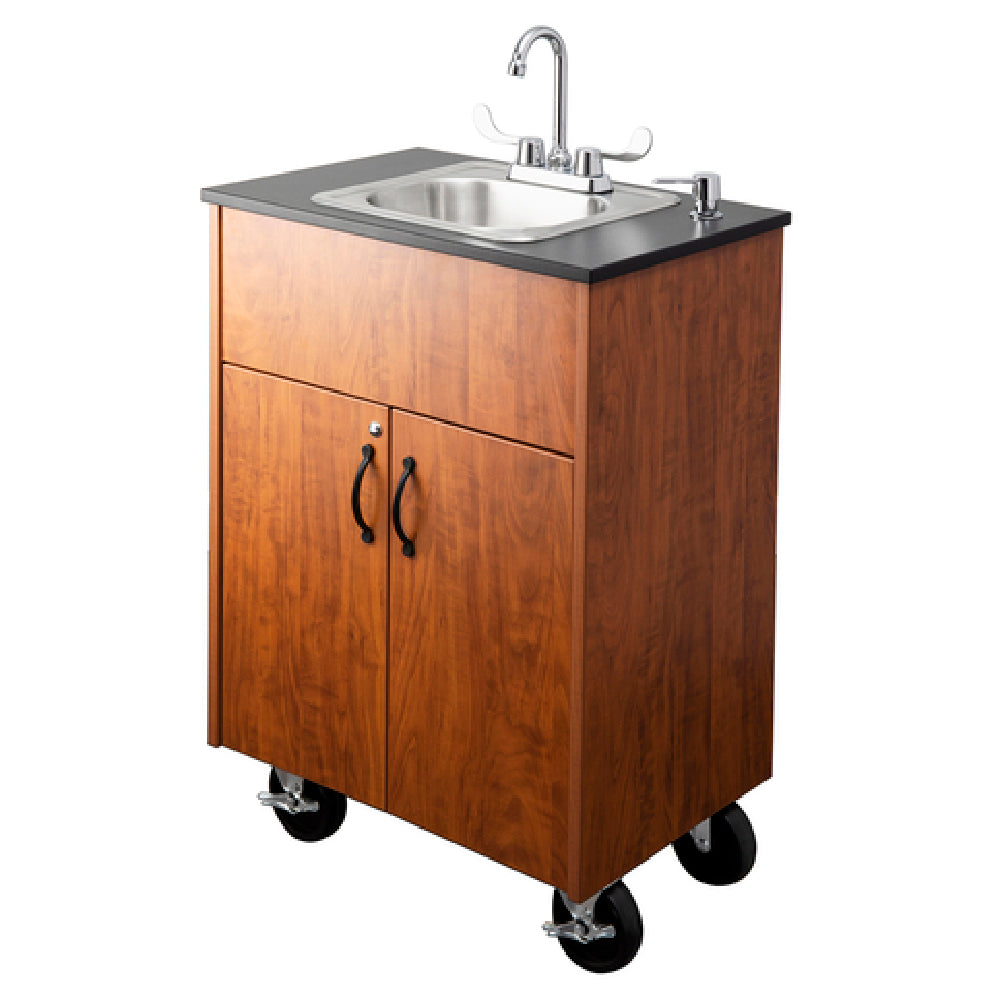 Bon Chef 90301 Portable Hand Free Washing Station Battery Or Electric Laminate Cabinet