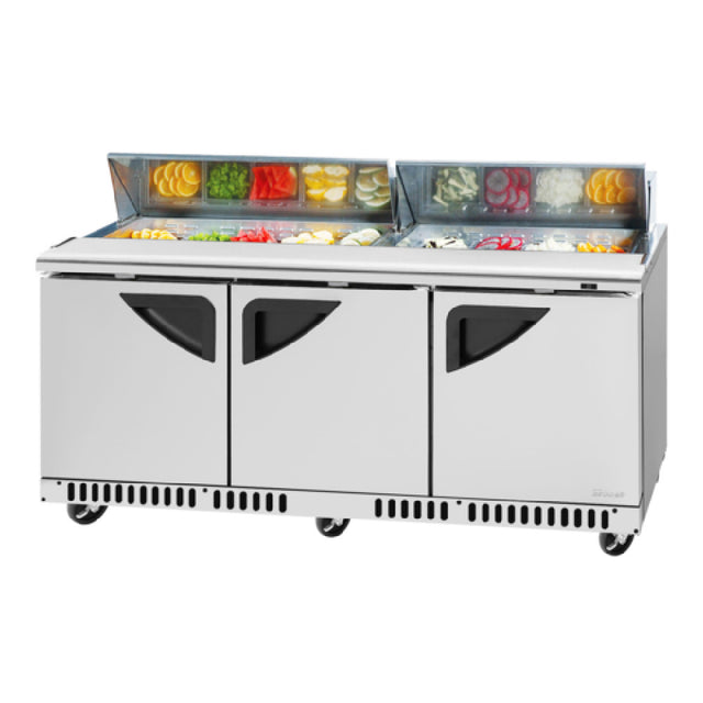 Turbo Air TST-72SD-FB-N Super Deluxe Sandwich/Salad Unit Front Breathing Airflow