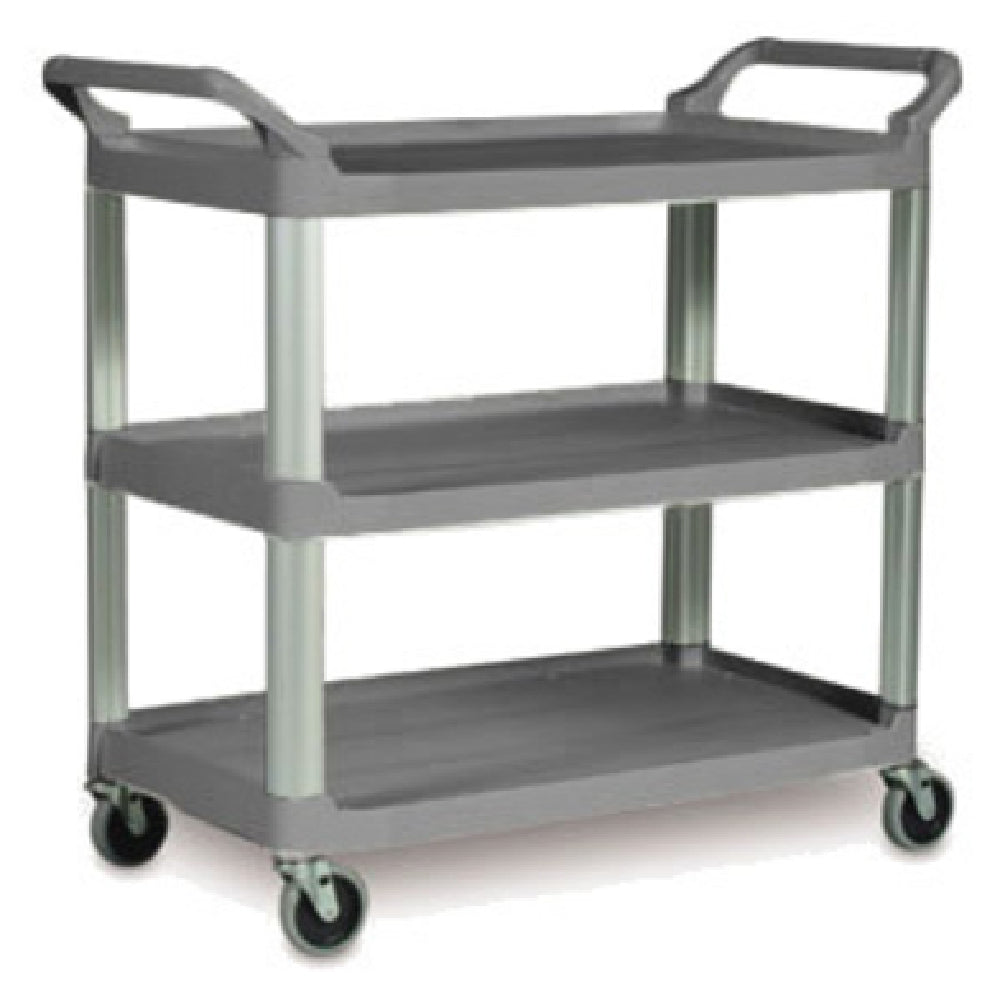 Rubbermaid FG409100GRAY Xtra™ Utility Cart 40-5/8"L X 20"W X 37-13/16"H (3) Shelves