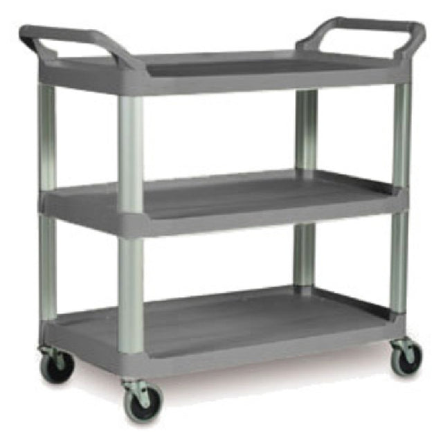 Rubbermaid FG409100GRAY Xtra™ Utility Cart 40-5/8"L X 20"W X 37-13/16"H (3) Shelves