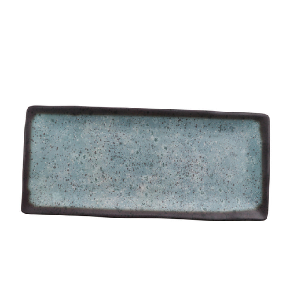 GET Enterprises 23123-REB Savor Rectangle Plate 12" X 5.125" Melamine