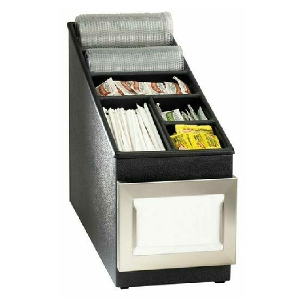 Dispense-Rite NSLC-1BT - Lid, Straw & Condiment Organizer, 15-3/4"H X 8-1/2"W X 24-1/2"D